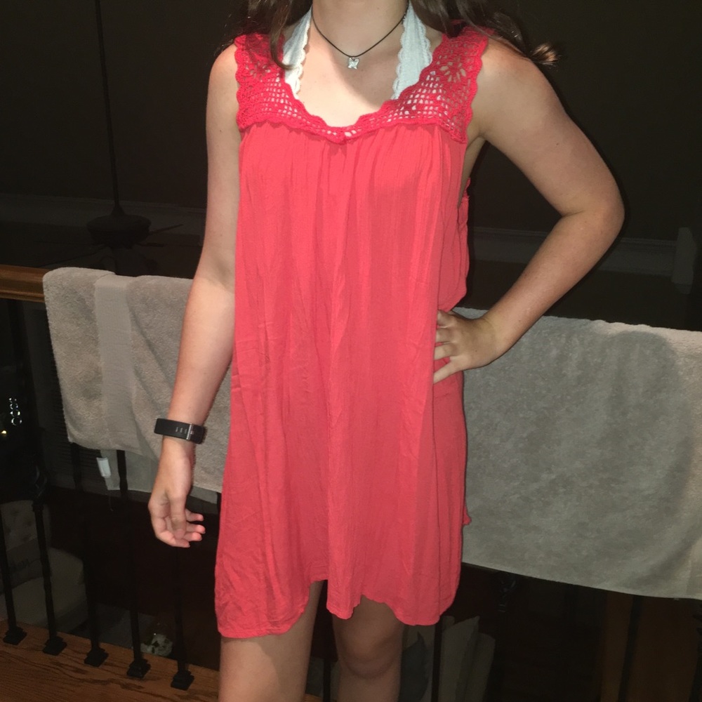 Red Billabong Shift Dress